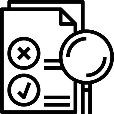 belge simgesi, vektör çizimi