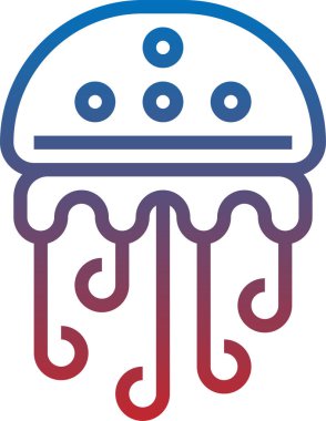 hayvan simgesi vektör illüstrasyonu 