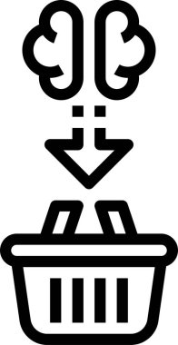 İş davranışı simgesi, vektör illüstrasyonu 