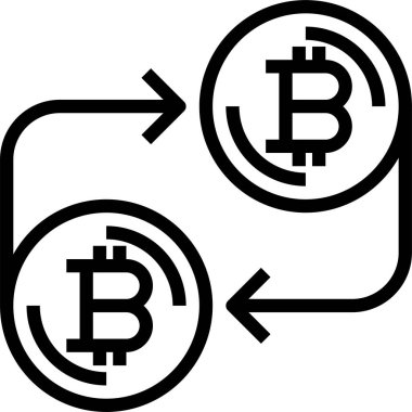 Değişim simgesi, vektör illüstrasyonu