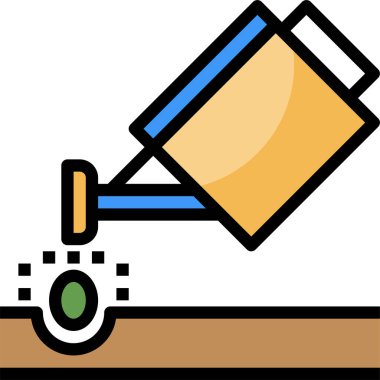 sıvı aqua su kavramı grafik vektör çizimi