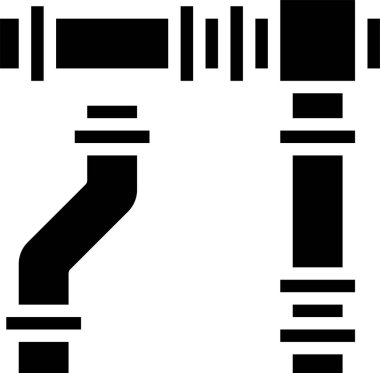 boru gazı vektör illüstrasyonu 