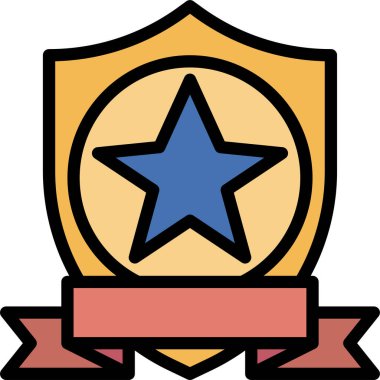 Kupa, ödül, vektör simgesi düz stilde.