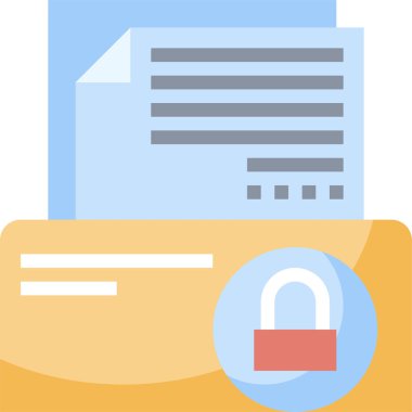 özel güvenlik vektör illüstrasyonu 