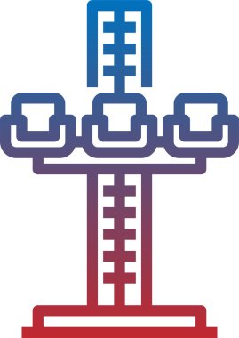 Sürüş simgesi, vektör illüstrasyonu