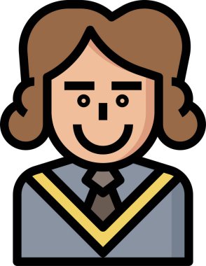 avatar simgesi vektör illüstrasyonu