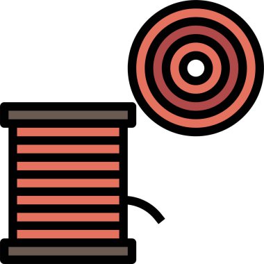 Filament simgesi, vektör illüstrasyonu