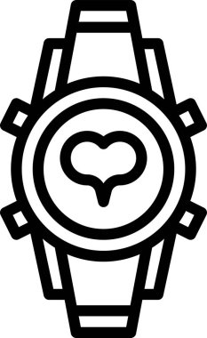 Akıllı Saat Akıllı Taslak Vektör Simgesi