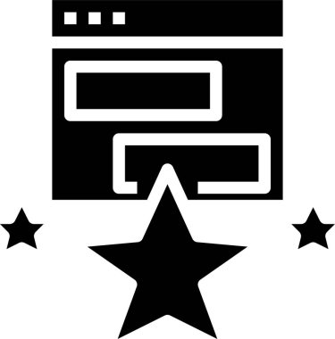 websitesi simgesi vektör illüstrasyonu 