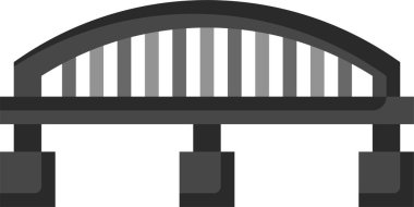 Köprü simgesi, vektör çizimi