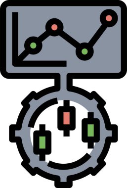 Teknik simge, vektör illüstrasyonu