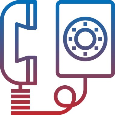 telefon konsepti vektör illüstrasyonu 