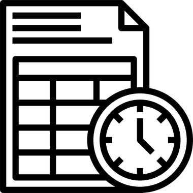 Takvim simgesi, vektör çizimi