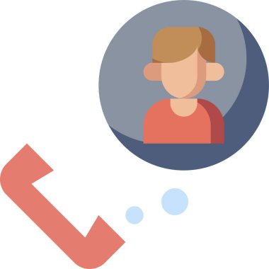 Kişi simgesi, vektör illüstrasyonu