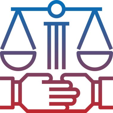 Açık artırma simgesi, vektör illüstrasyonu