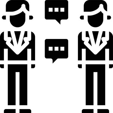sohbet simgesi, vektör illüstrasyonu