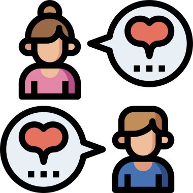 Geri bildirim simgesi, vektör illüstrasyonu yaz