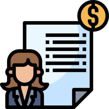 Finansal tasarruf simgesi, vektör illüstrasyonu