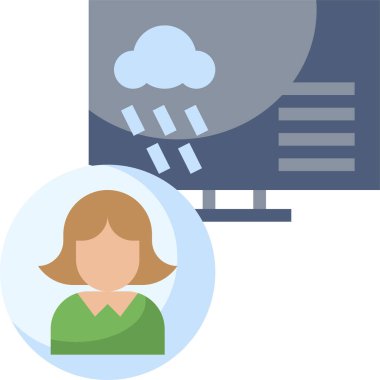 hava simgesi konsept vektör illüstrasyonu 