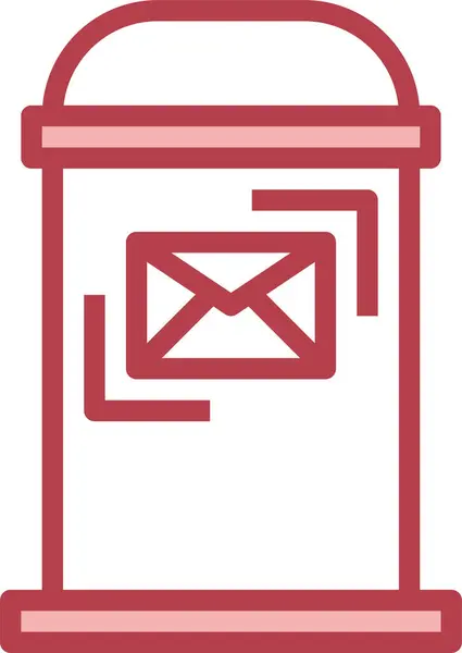 Mail Konzept Symbol Vektor Illustration — Stockvektor