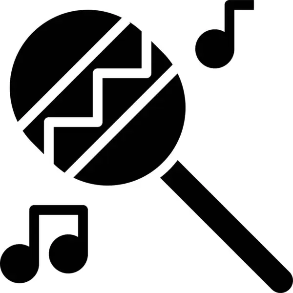 Música Sonido Icono Concepto Vector Ilustración — Archivo Imágenes Vectoriales