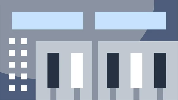 Illustration Vectorielle Icône Concept Musical Sonore — Image vectorielle