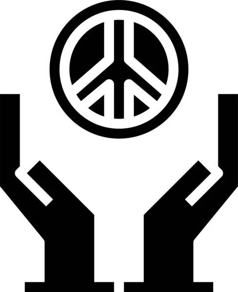 Solidaritätskonzept Icon Vector Illustration — Stockvektor