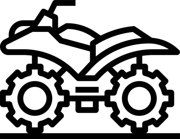 Atv Symbol Vektor Illustration — Stockvektor