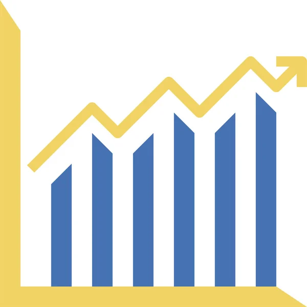 Визуализация Бизнес Данных Статистика Финансовая Инфографика — стоковый вектор