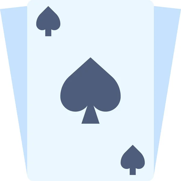 Concepto Poker Icono Vector Ilustración — Vector de stock