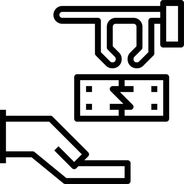 Ícone Gráfico Com Pessoas Ilustração Vetorial — Vetor de Stock