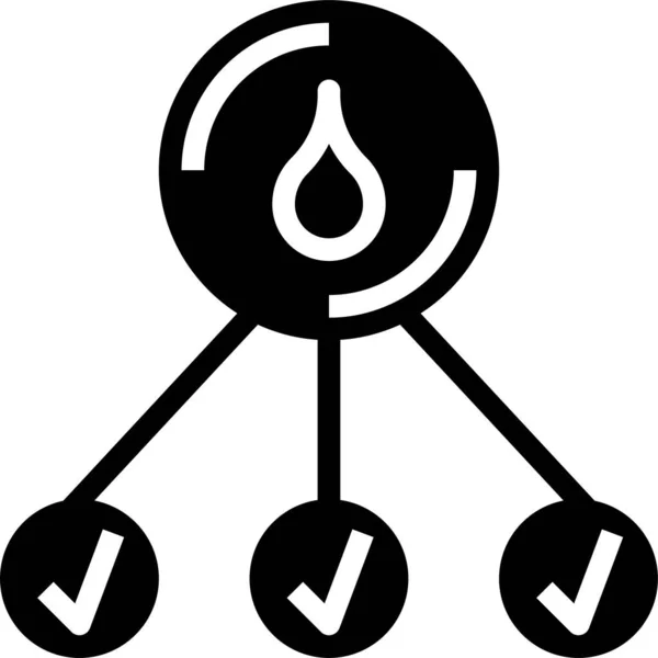 Symbol Prüfen Vektor Illustration — Stockvektor