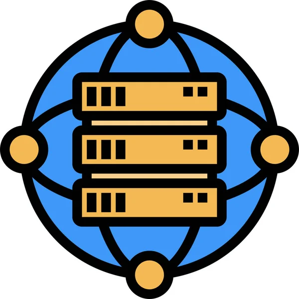 Big Data Symbol Vektorillustration — Stockvektor