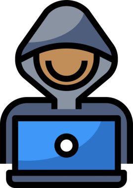 Sahtekarlık simgesi, vektör illüstrasyonu