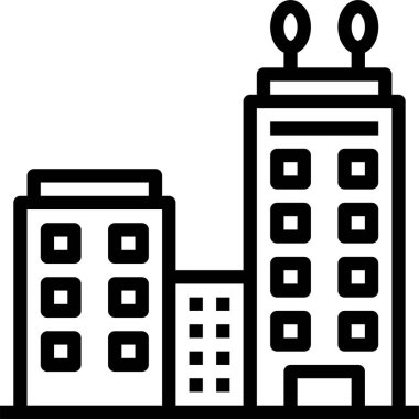 Şirket simgesi, vektör illüstrasyonu