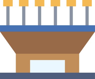 mimari konsepti grafik vektör illüstrasyonu 