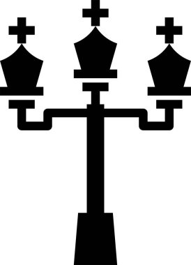 sokak lambası vektör çizim