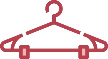 askı simgesi, vektör illüstrasyonu