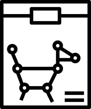 Takımyıldız simgesi, vektör illüstrasyonu