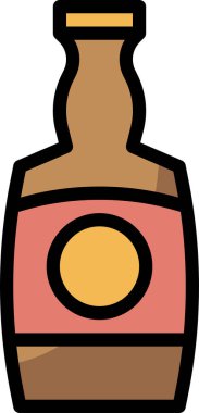 Brandy simgesi, vektör illüstrasyonu