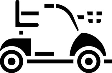 tekerlekli sandalye ikonu vektör illüstrasyonu 