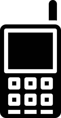 Telefon simgesi, vektör çizimi