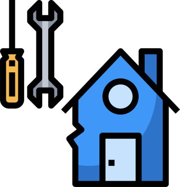 Serbest simge, vektör illüstrasyonunu düzelt