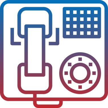 telefon konsepti vektör illüstrasyonu 