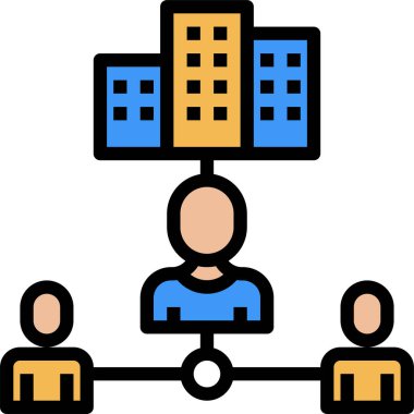 finans ve iş konsepti vektör illüstrasyonu 