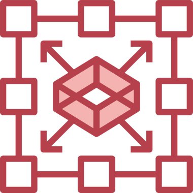 3D yazıcı simgesi. 3d yazdırma filamanı, bağlı, yazdırma, dizüstü bilgisayar vektörü illüstrasyonunda elektronik