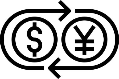 Değişim simgesi, vektör illüstrasyonu