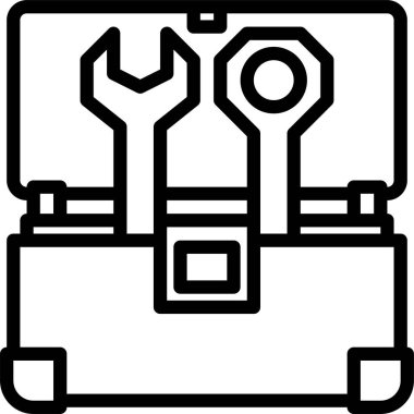 Araç kutusu simge vektör çizim