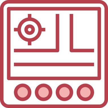 Yol yolu konumu konum konsept vektör illüstrasyon simgesi 