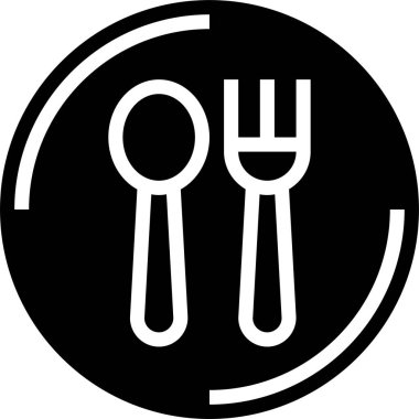 yiyecek ve içecek konsepti vektör modern resimleme simgesi 